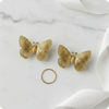 Golden Luxe Butterfly Stud Earrings