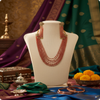 Traditional Chid Red Mala | Ethnic Beaded Necklace for Festive Wear
