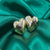 ✨ Golden Heart Shape Earrings | Elegant Party & Daily Wear