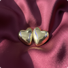 ✨ Golden Heart Shape Earrings | Elegant Party & Daily Wear