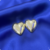 ✨ Golden Heart Shape Earrings | Elegant Party & Daily Wear