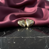 ✨ Golden Heart Shape Earrings | Elegant Party & Daily Wear