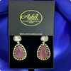 πΈ Pink Moissanite Drop Earrings β Luxury Party & Wedding Jewelry