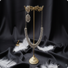 Premium White Kundan Necklace with Earrings & Tikka | Elegant Bridal Jewellery Set by Ashthi Jewels