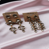 ✨ Combo of 2 Korean Golden Earrings | Trendy Party & Casual Wear