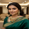 Real & Premium Stones Kundan Meenakari Multi Beads Set | Traditional Bridal Jewelry