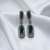 ✨ Moissanite High-Quality Green Earrings | Elegant Party & Daily Wear