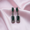✨ Moissanite High-Quality Green Earrings | Elegant Party & Daily Wear