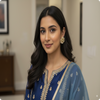 Classic Round Kundan Stud Earrings – Pearl Edge Detailing