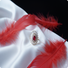 Combo of 2 | Elegant Designer Ring for Women | Red & White Gold Rings Set