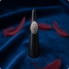 Combo of 2 | Elegant Designer Ring for Women | Red & White Gold Rings Set