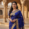 π Royal Blue Stone Kundan Necklace Set with Matching Earrings β Traditional Indian Jewelry