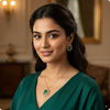 Emerald Green & Gold Regal Jewelry Set | Shop Dazzling Necklaces & Earrings