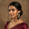π Ashti Royal Blue Elephant Motif Earrings with Jhumka β Luxury Ethnic Statement Jewelry