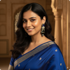 π Ashti Royal Blue Elephant Motif Earrings with Jhumka β Luxury Ethnic Statement Jewelry