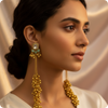 Royal Kundan Long Tassel Earrings