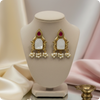 Gold Plated Earrings with Mother-of-Pearl & Pearl Drops