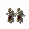 Royal Ruby Drop Kundan Luxury Earrings