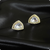 💎 Triangle Moissanite Stud Earrings – Elegant Everyday & Party Jewelry