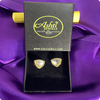 💎 Triangle Moissanite Stud Earrings – Elegant Everyday & Party Jewelry