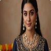 Royal Kundan Mirror Finish Bridal Necklace Set | Polki-Style Wedding Jewellery by Ashti Jewels