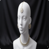 Premium White Kundan Necklace with Earrings & Tikka | Elegant Bridal Jewellery Set by Ashthi Jewels