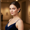 💎 Triangle Moissanite Stud Earrings – Elegant Everyday & Party Jewelry