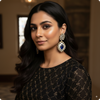 💙 Royal Blue Kundan Earrings – Traditional Indian Wedding Jewelry