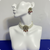 Royal Pearl Choker Necklace Set with Kundan Pendant & Red Beads – Bridal & Party Wear Jewelry