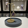 💜 Purple Designer Drop Earrings with Butterfly Top – Statement Fusion Jewelry