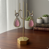 🌸 Pink Moissanite Drop Earrings – Luxury Party & Wedding Jewelry